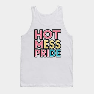 Hot mess pride lbgt Tank Top